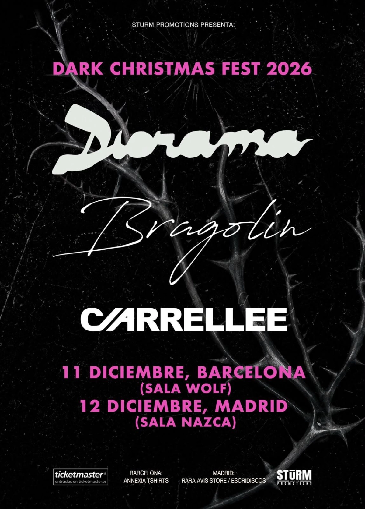 Diorama - Bragolin - Carrellee | Dark Christmas Festival en Sala Nazca Tickets